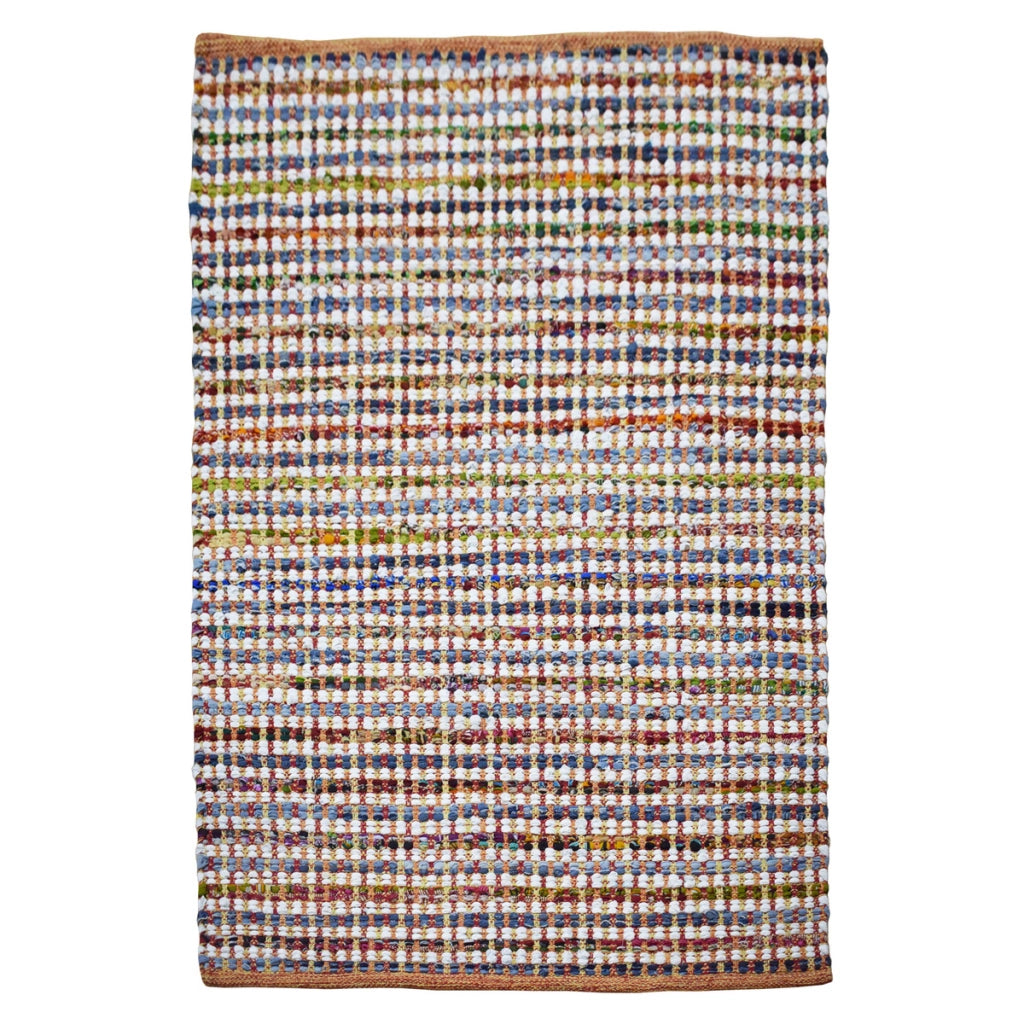 Tappeto Sienna 300 in juta e cotone multicolore