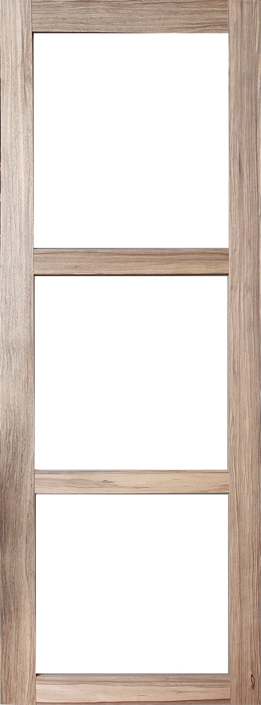 Porta Scorrevole Frake Vetro Trasparente H204 x L73 + rulliera + 2 gusci