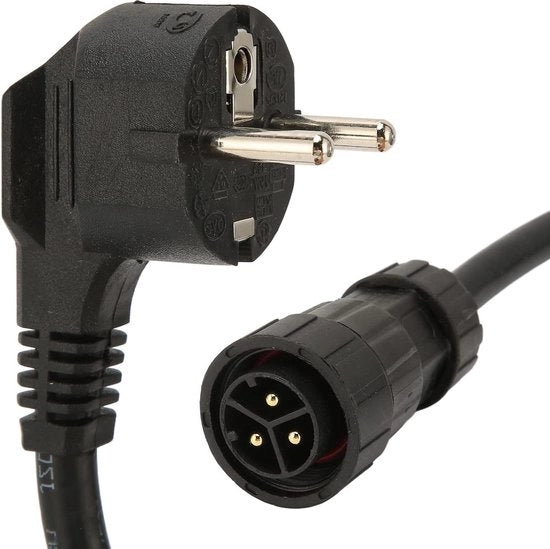Cavo elettrico 220 V CA - 3 x 15 mm² cavo solare - 3 m di lunghezza - cavo di rete AC per convertitore solare - Inverter Micro Grid Tie - cavo di alimentazione.