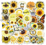 Etichette 50 pezzi - Decalcomanie in vinile idrorepellente - Scrapbooking DIY - Graffiti decorativo - Alta precisione di stampa - Materiale PVC - Decalcomania