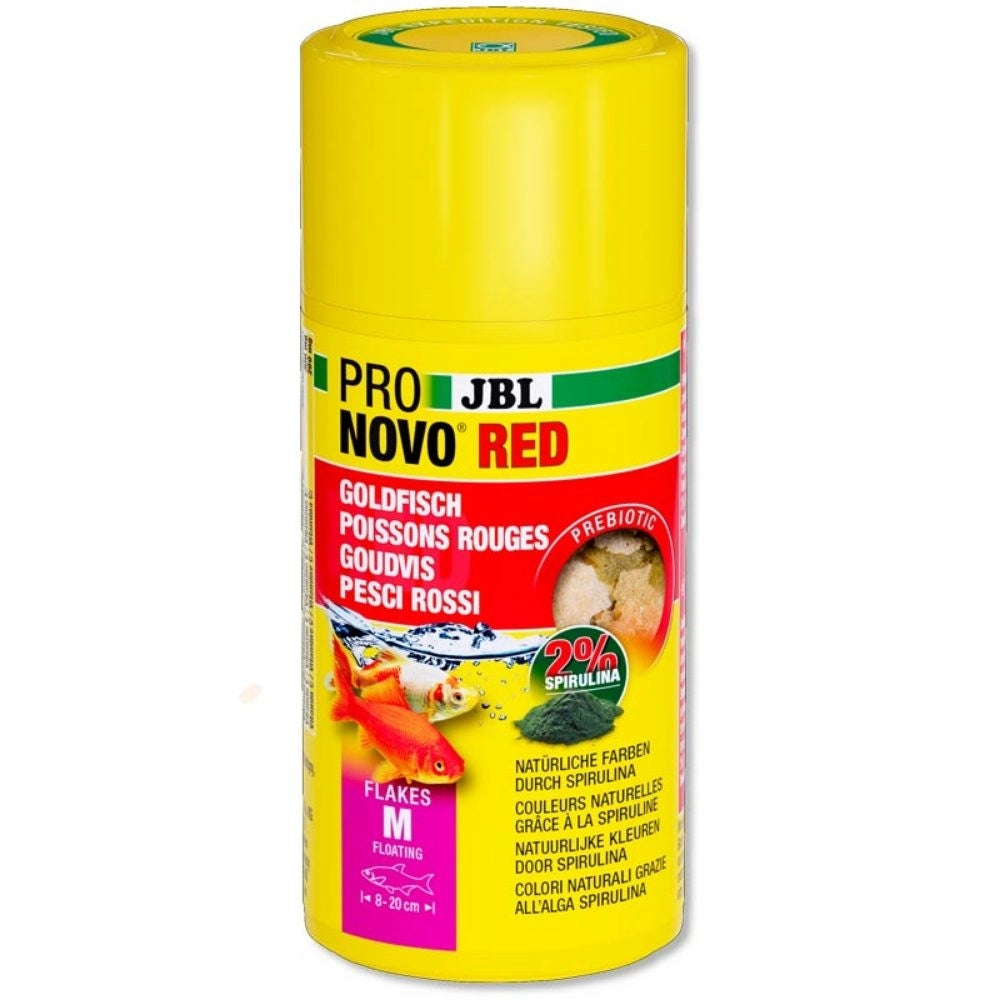 JBL ProNovo Red Flakes M - Mangime base in fiocchi per tutti i pesci rossi da 8 a 20cm Formato: 100 ml