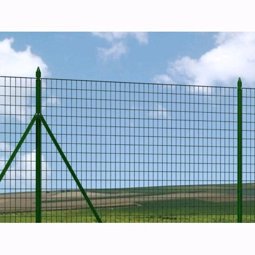 Rete Recinzione Elettrosaldata Metallica Plasticata VERDE maglia 50X75 mm H:150 cm Rotolo 25 mt 