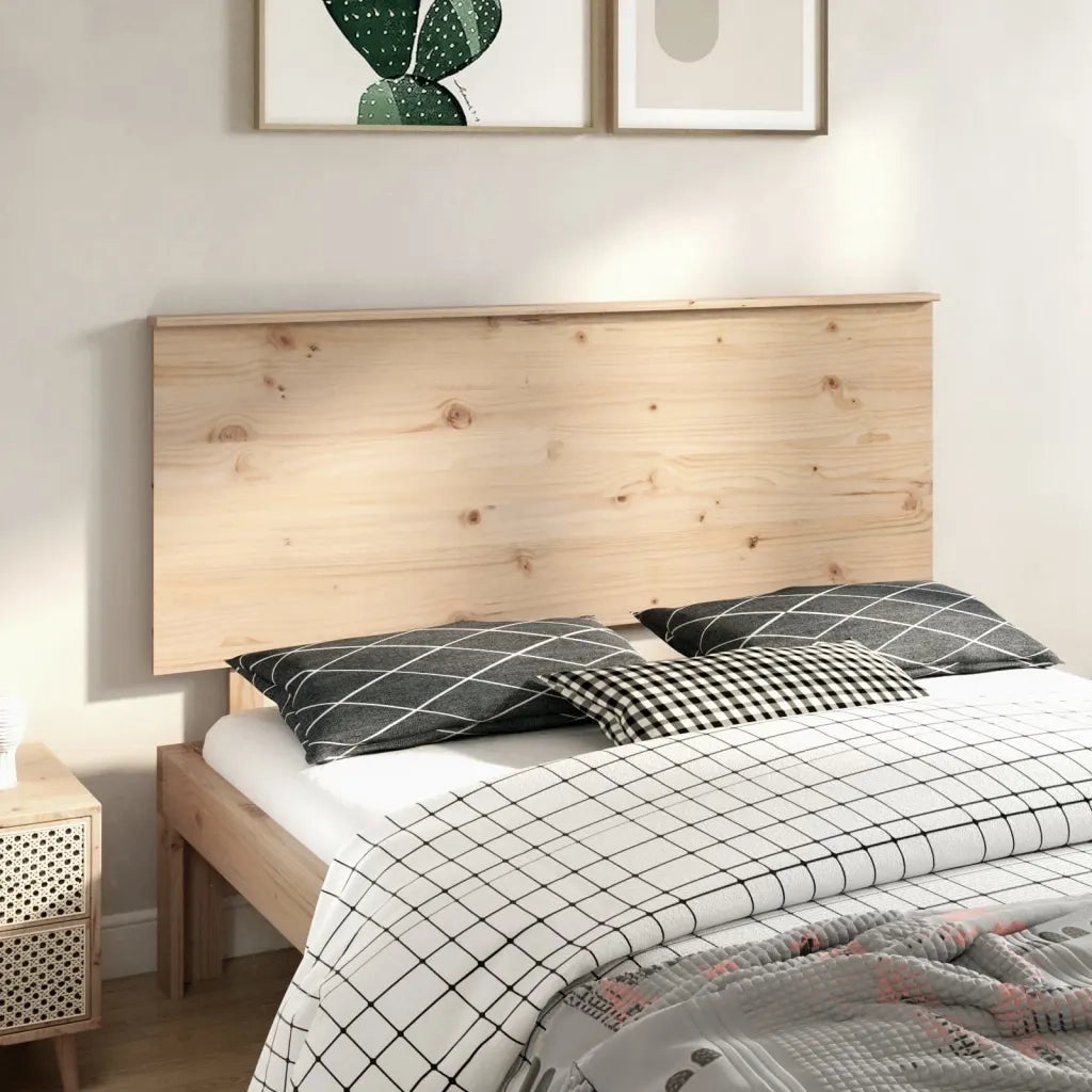 Testiera per Letto 154x6x82,5 cm Legno Massello di Pino 819175