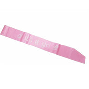 Trade Shop - Fascia Scritta It's A Girl Rosa Nascita Decorazione Gadget Feste Baby Shower Party -