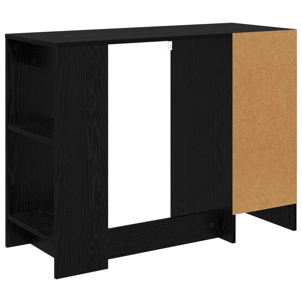Scrivania Rovere Nero 100 x 40 x 75 cm Legno multistrato 8000453