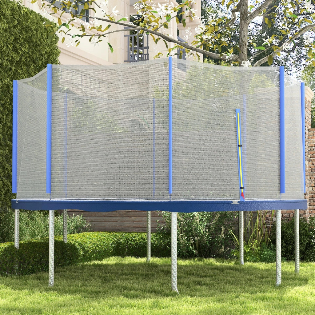 Rete di Sicurezza per Trampolino ? 426 cm ¨C Zephmum ¨C Grigio