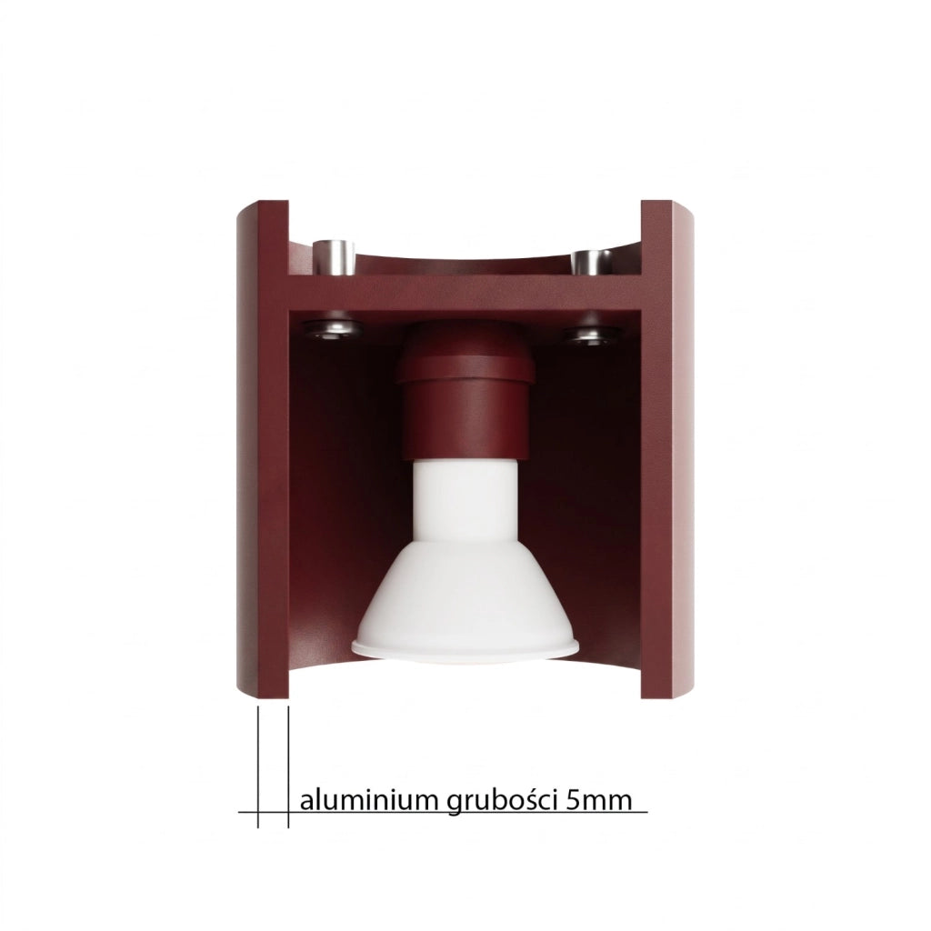 Plafoniera ORBIS 1 bordeaux