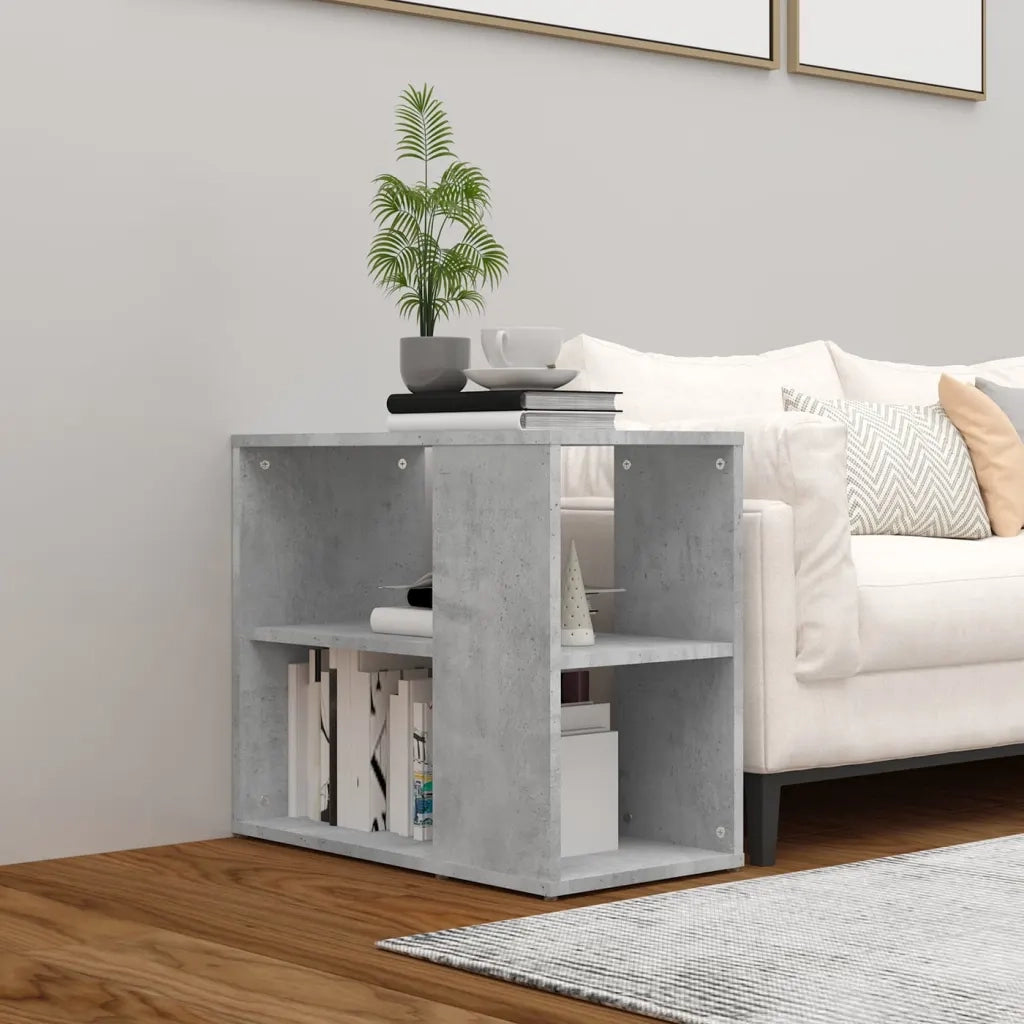 Credenza-Buffet-Armadio da cucina Grigio Cemento 60x30x50 cm in Legno Multistrato