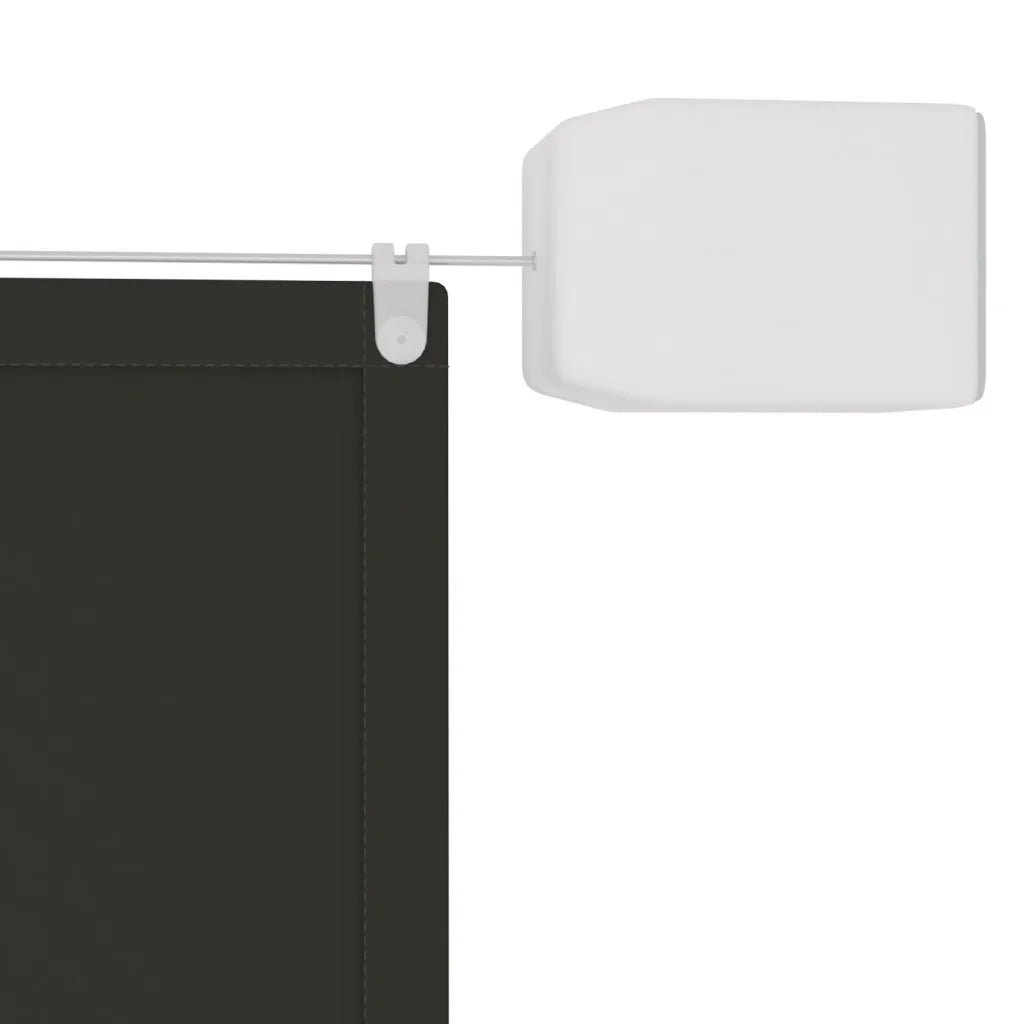 Paravento Verticale Antracite 140x420 cm in Tessuto Oxford 148215