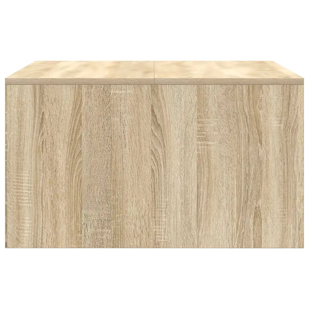 Tavolino da Salotto con Cassetti Rovere Sonoma 70,5x70x40 cm