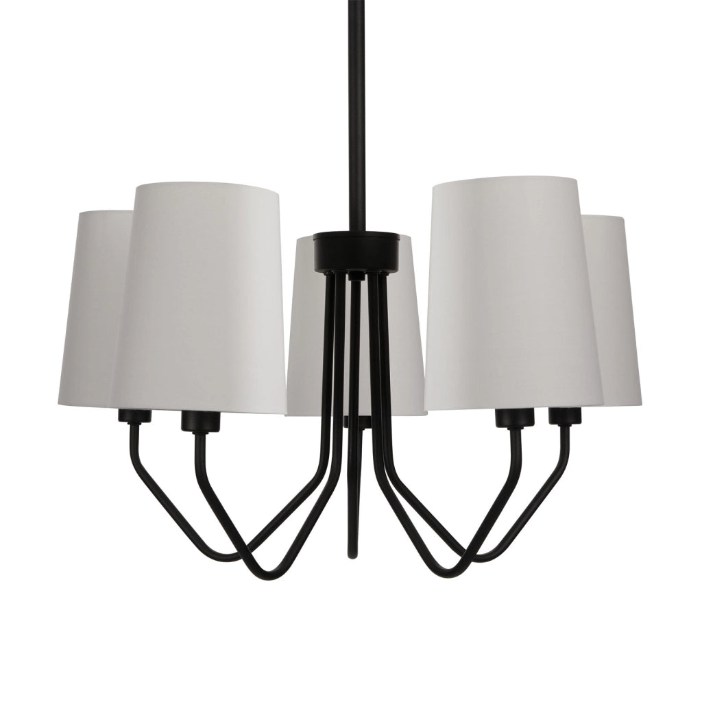 Lampadario 5L ALVAR nero