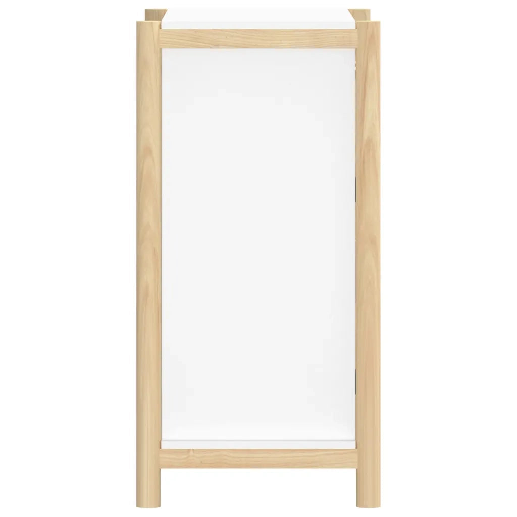 Credenza-Buffet-Armadio da cucina Bianca 62x38x75 cm in Legno Multistrato