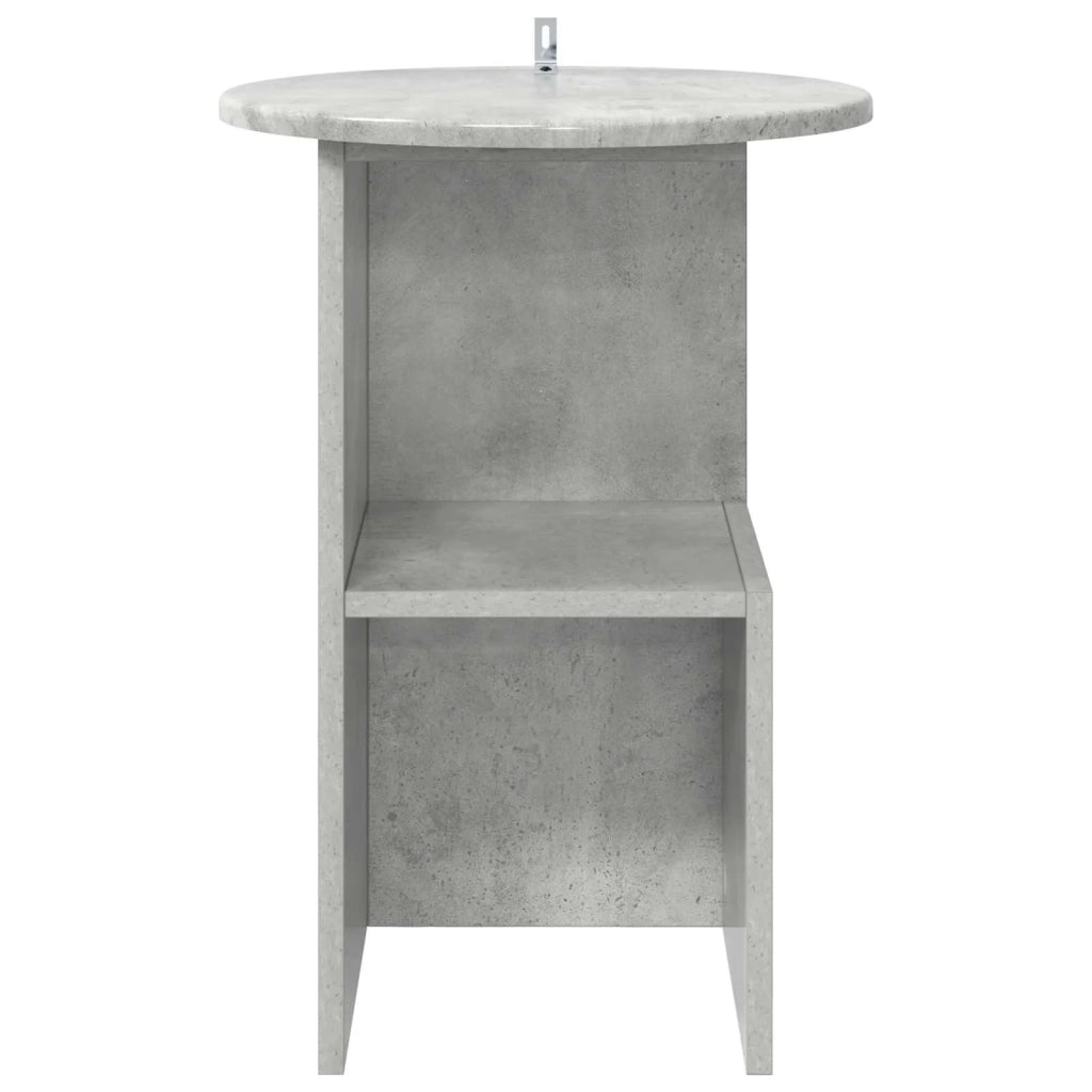 Tavolo laterale Grigio Cemento Ø 39,5 x 55 cm