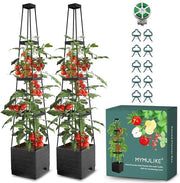 Sostegno per piante con vaso fiorale - Regolabile - 2 pezzi - 150 cm