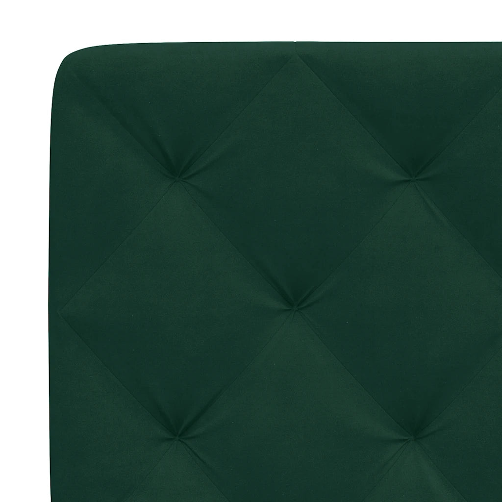 Cuscino Testiera Verde Scuro 160 cm in Velluto CFW4916999