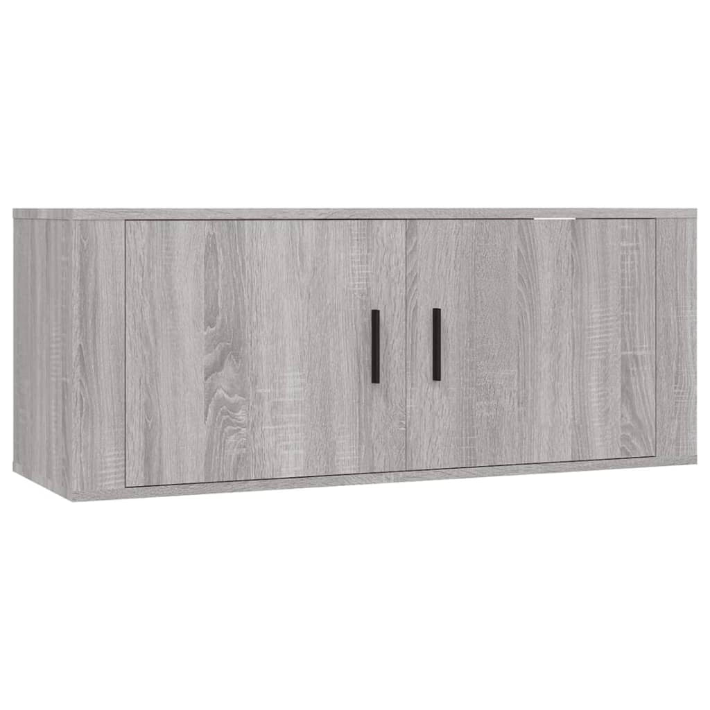 Set di mobili in legno ingegnerizzato Sonoma da 3 pezzi (mobile credenza mobile TV soggiorno camera da letto salotto) - 02_0024636