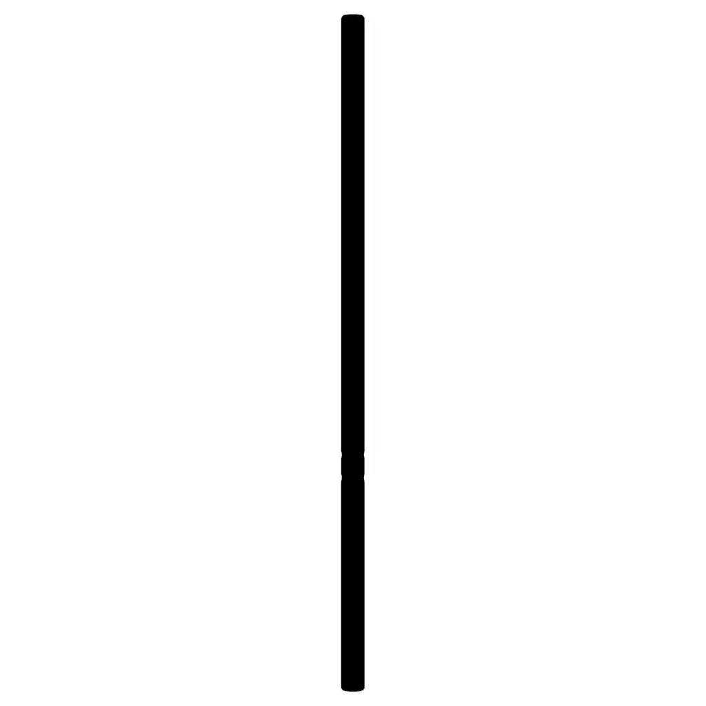 Testiera in Metallo Nero 200 cm