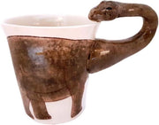 Tazza da caffè 3D ceramica con motivi animali (cane, gatto)