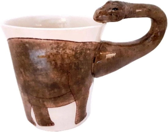 Tazza da caffè 3D ceramica con motivi animali (cane, gatto)