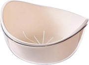 Organizzatore multifunzionale per cucina - 2-in-1 scolapasta e straccio - design lychee (25 x 24 x 12,8 cm)