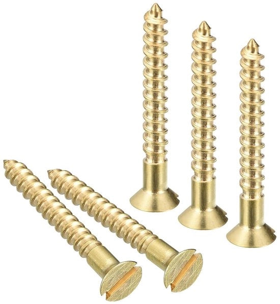 Scretti in rame, 40 pz M3 x 25 mm, testa a viti per lavorazione del legno e mobili Scopri le eccellenti viti in rame per vari progetti di bricolage e mobili