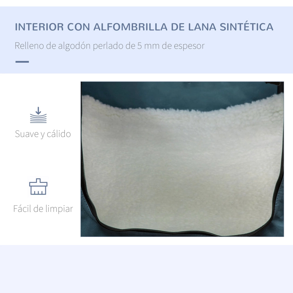 Trasportino per Cani e Gatti ¨C zephmum ¨C 60x42x42cm Blu