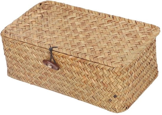 Organizzatore per la Camera da Letto/Soggiorno - Cassa di Archiviazione con Coperchio - Reticolo di Archiviazione - Organizzatore per la Camera da Letto/Soggiorno - Materiale in Durulo - Ordine e Pulizia - Scatola di Archiviazione