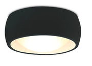 Spot soffitto moderno nero arrotondato LED 8W IP44 Maxlight