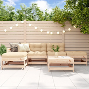 Set Salotto da Giardino 6 pz in Legno Massello di Pino 3186319