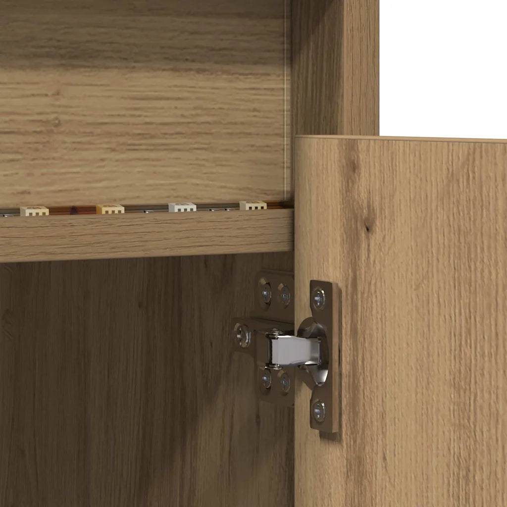 vidaXL Mobile TV Marrone 182 x 34 x 50 cm Legno multistrato