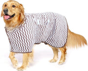 Badia per cani in microfibra - asciugamano per cani con cinturino regolabile, asciugamano per cani con chiusura a clip, colore miele, M