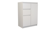 Cassettiera MALWA 2d2s bianco per camera e soggiorno