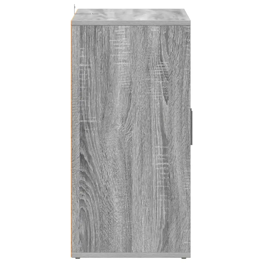 Scarpiera Grigio Sonoma 60x35x70 cm in Legno Multistrato
