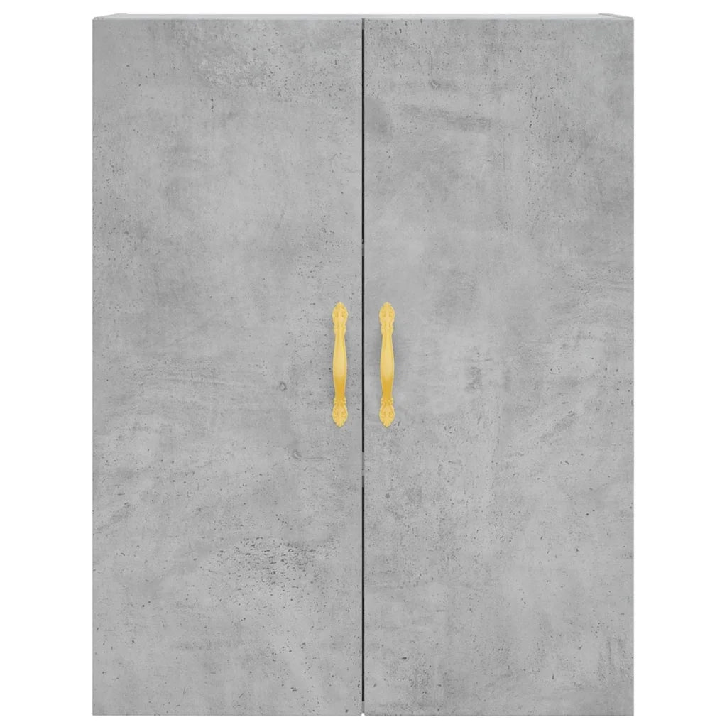 Credenza Grigio Cemento 69,5x34x180 cm in Legno Multistrato 3195887