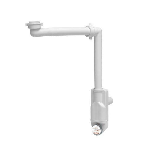SIFONE SALVASPAZIO ISPEZIONABILE PER LAVABO- 1 - 11/4 D. 32-40 mm- LIRA- pezzi 1