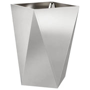 Fioriera | Cassetta per fiori | Vaso Argento 50 x 50 x 75 cm Acciaio inossidabile