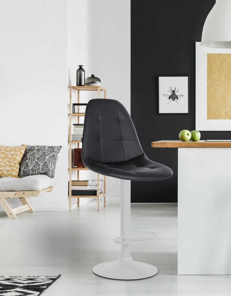 Sgabello bar Elmore ecopelle L 6