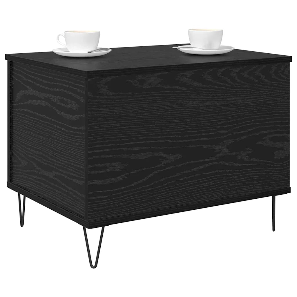Tavolino da Salotto-Tavolino da soggiorno-Tavolo Rovere Nero 60 x 44,5 x 45 cm 857584
