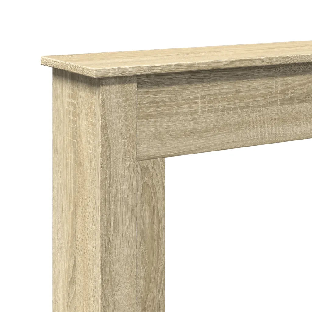 vidaXL Cornice per Camino Rovere Sonoma 75x20x87,5 cm in Truciolato