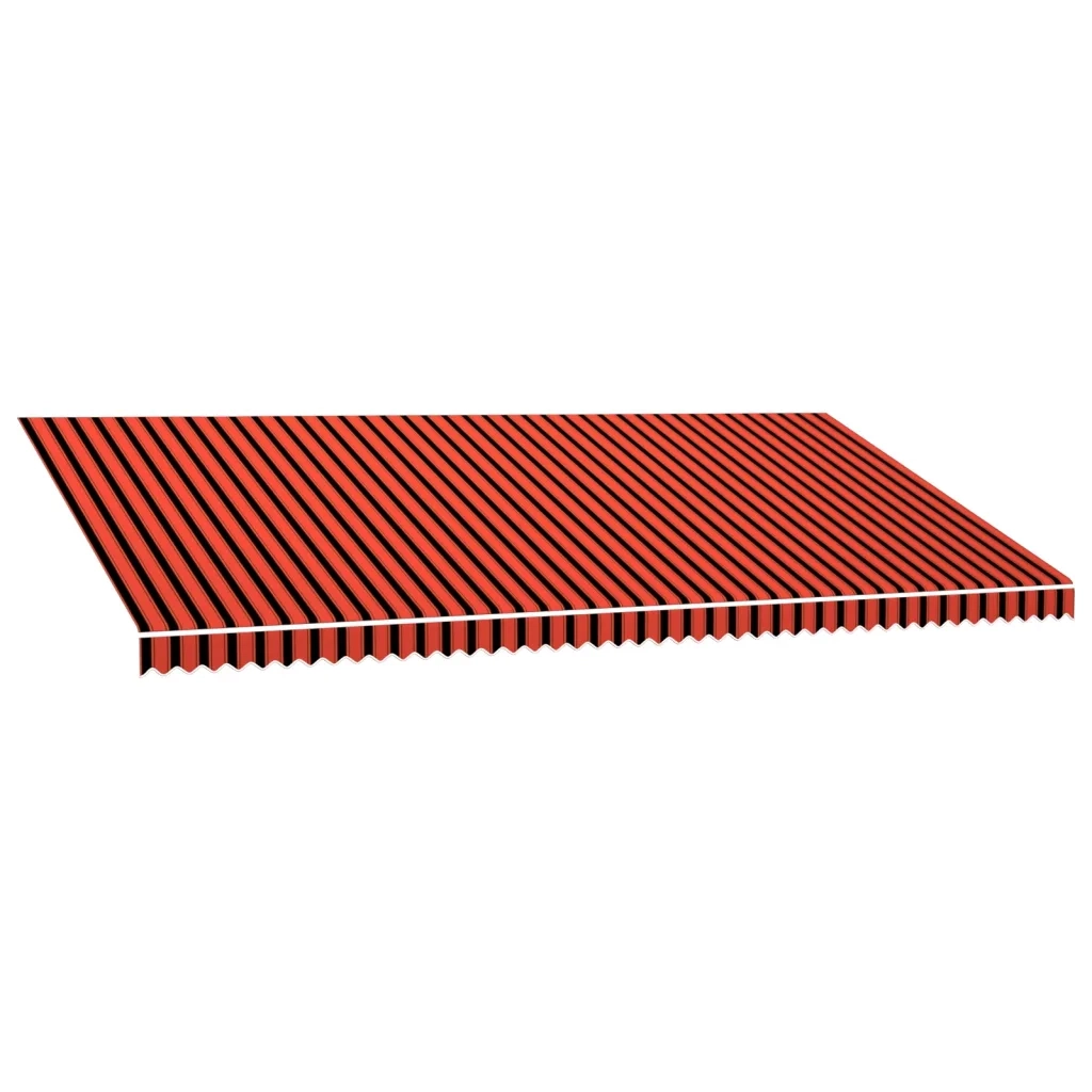 Tenda da Sole in Tela Arancione e Marrone 6x3 m 145727