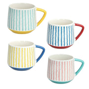 1 Pezzo Tazzone Tazza Latte Mug Iris Holiday 400 cc 4 Colori