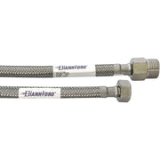 FLESSIBILE INOX MODELLO PROLUNGATO  CM. 60- MF 1/2 x 1/2- DH- pezzi 1