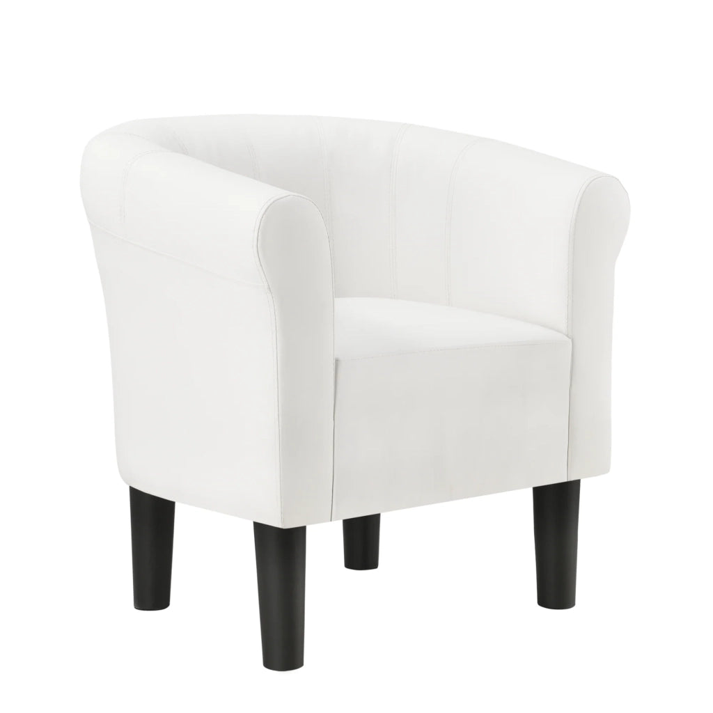Poltrona lounge seduta sintetica 70 cm bianco 03_0001932