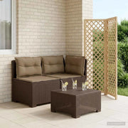 Divano da Giardino a 2 Posti con Cuscini Aspetto Rattan PP 8011946