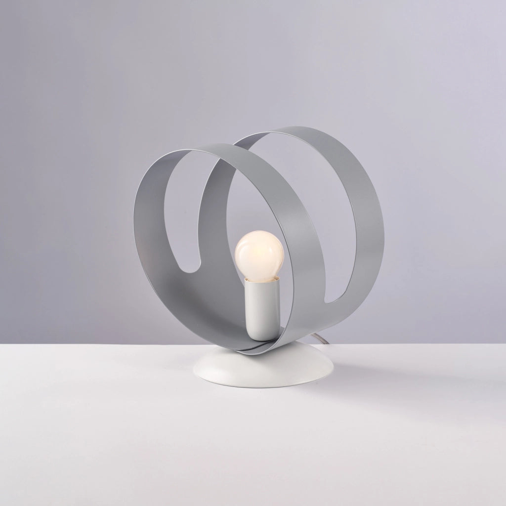 Sospensione Moderna 1 Luce Peter In Ferro Bianco Grigio Taglio Laser