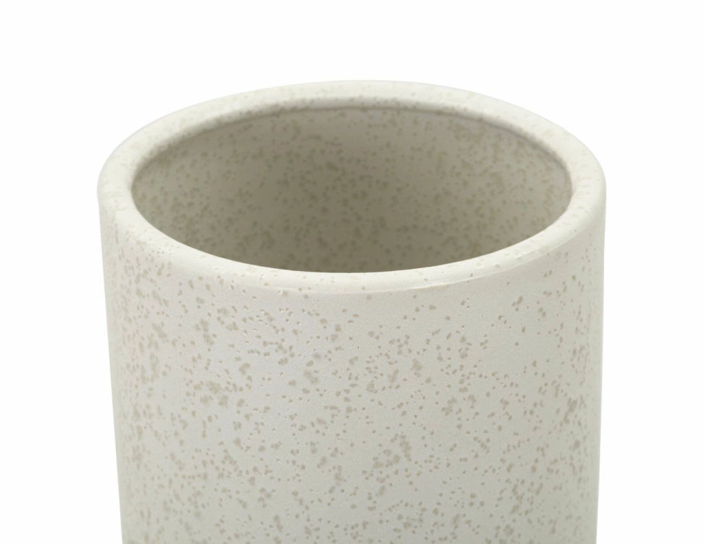 Oggettistica Tom, Complemento d'arredo, Articolo decorativo, Accessorio d'arredo, Crema, 16x16 h41 cm