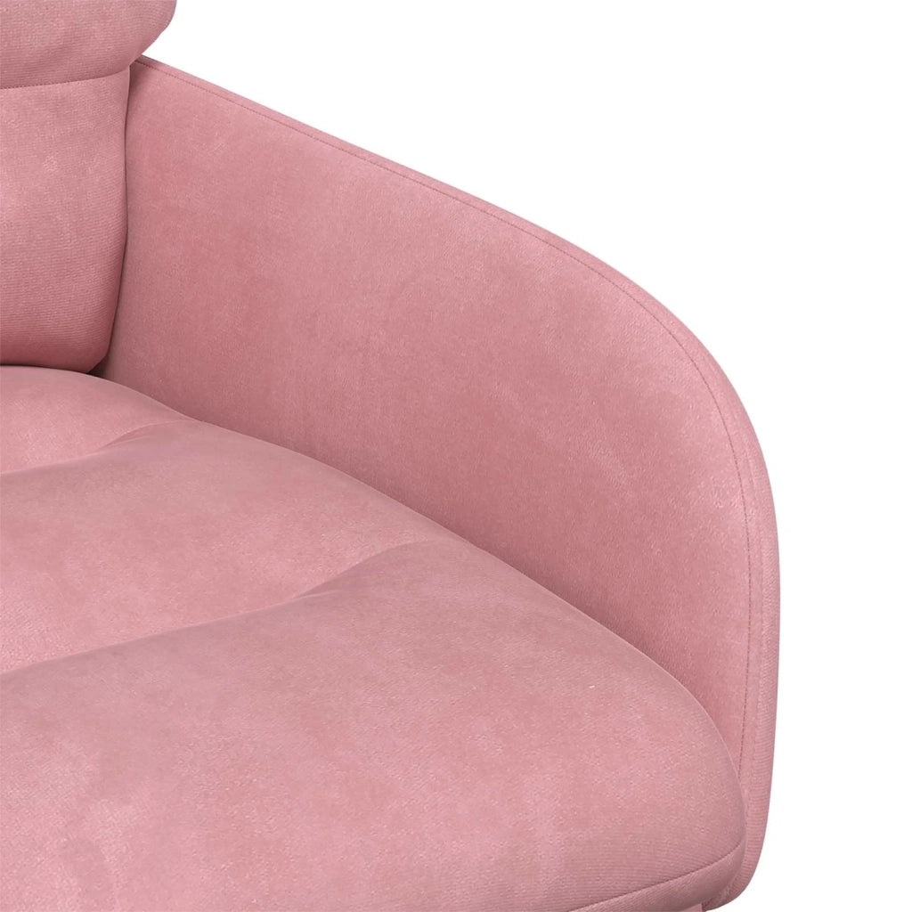 Sedie da pranzo 2 pcs Velluto (V) Rosa 59 x 59,5 x 90 cm 42034310