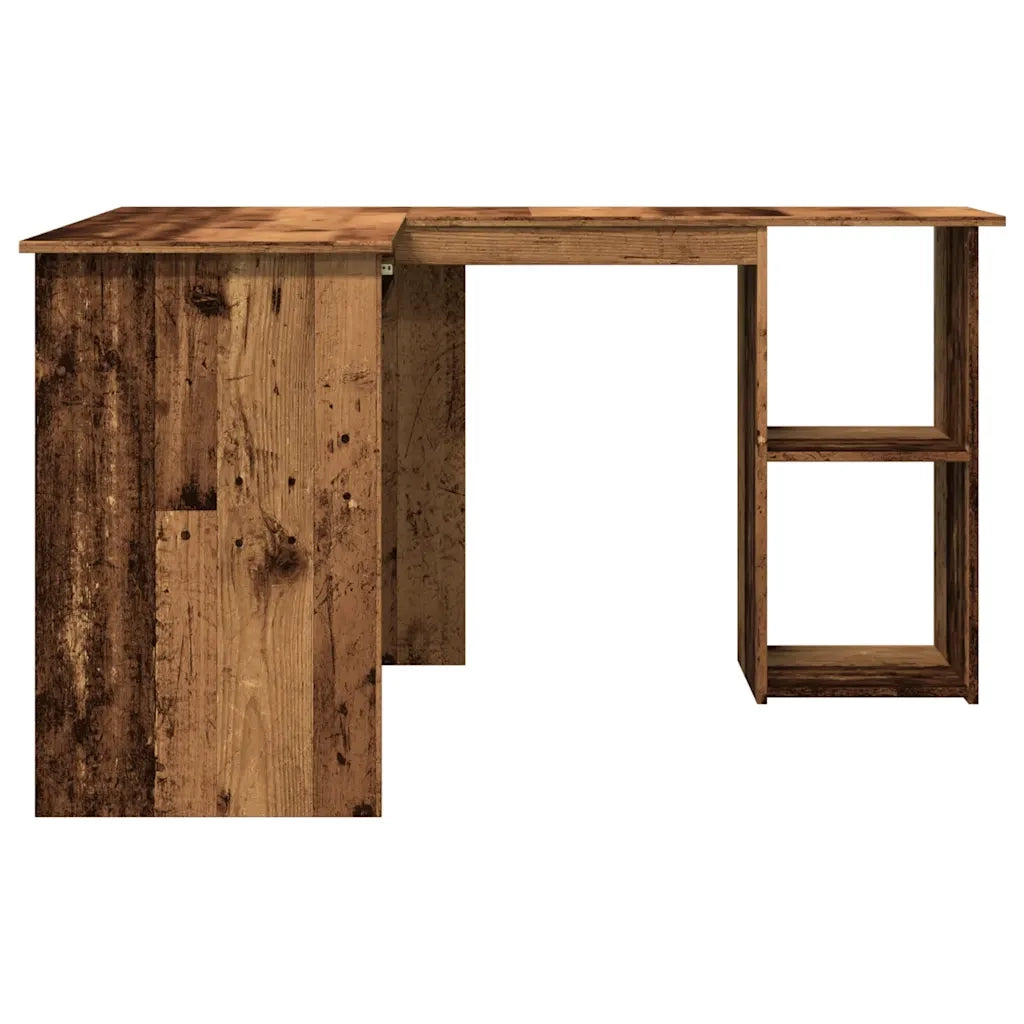 Scrivania Angolare Legno Antico 120x140x75 cm Legno Multistrato