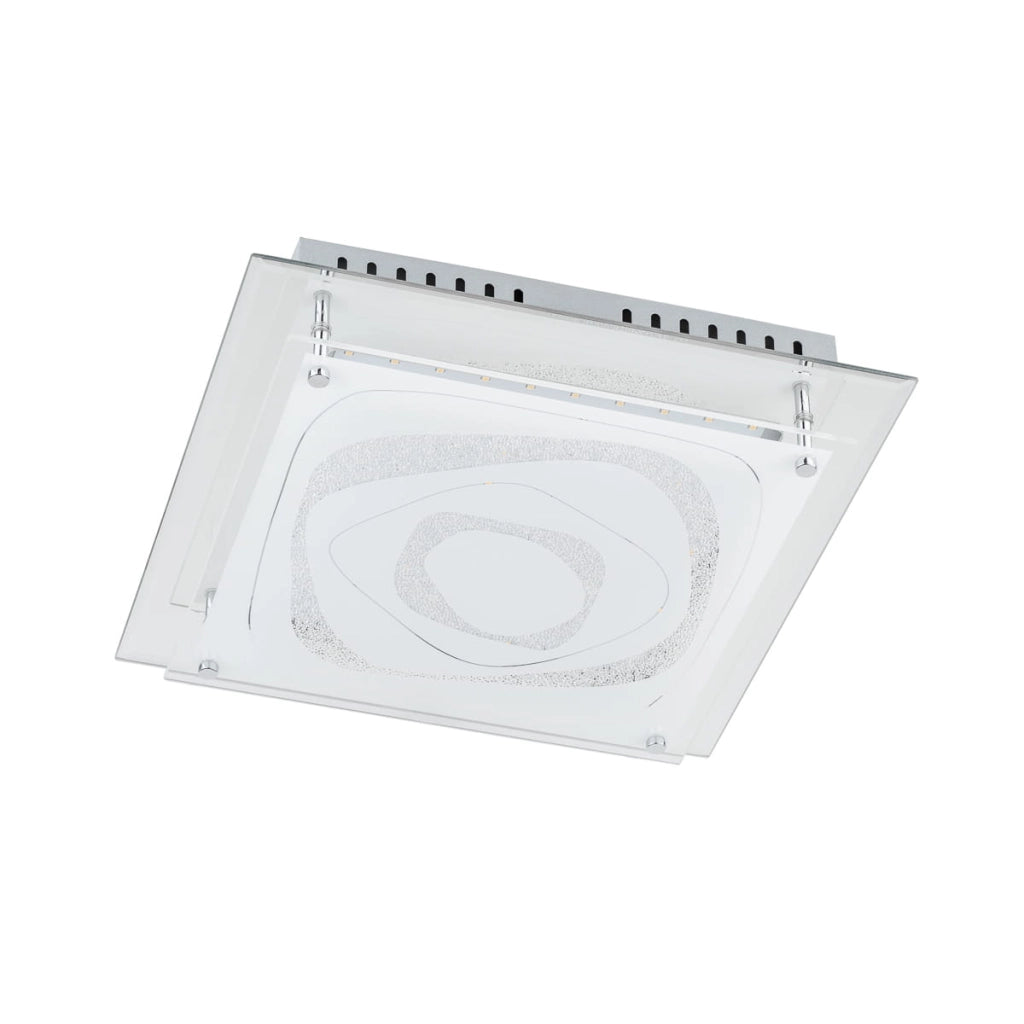 Plafoniera LED Italux Verso quadrata bianca 34cm 17W