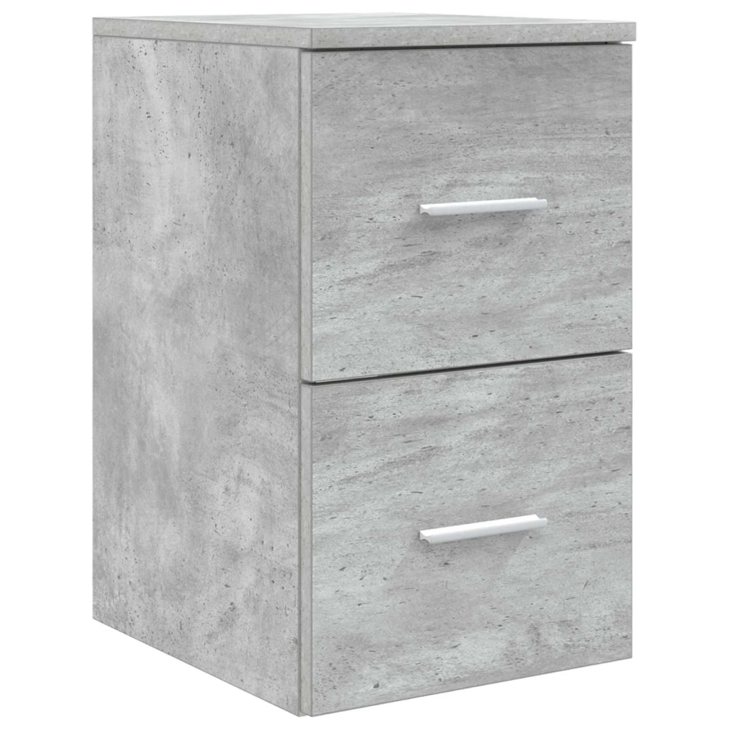 Set di mobili per il bagno 3 pz Grigio Cemento 3405934